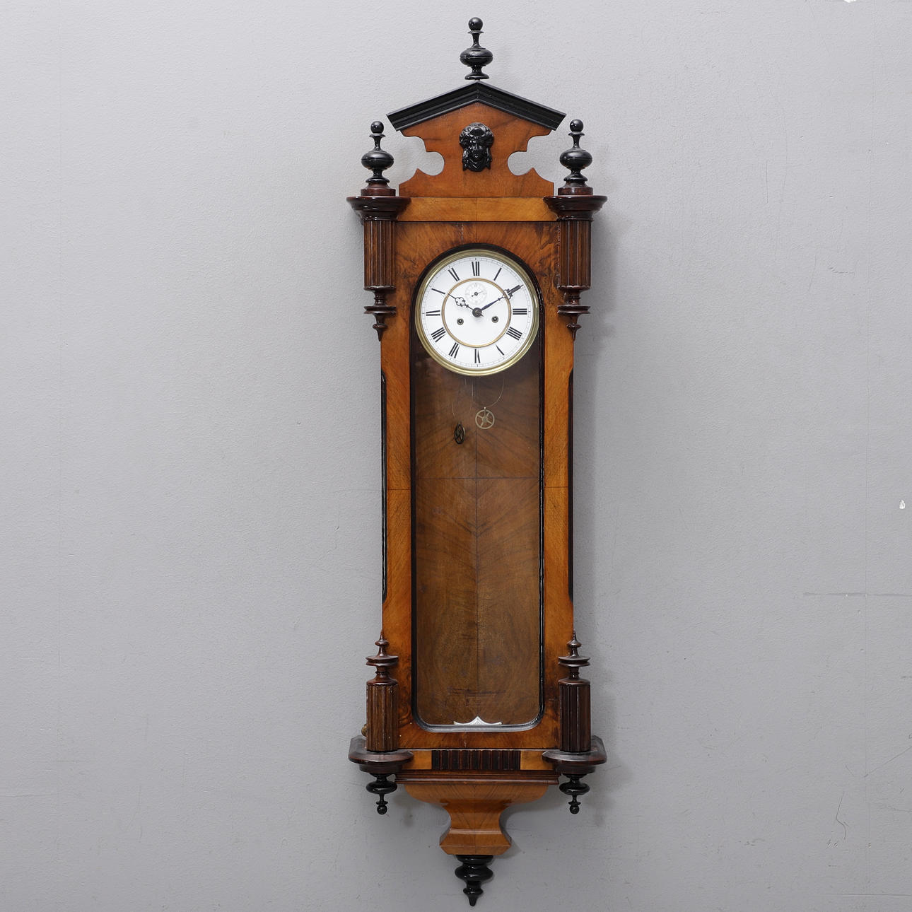 WEIGHT-DRIVEN REGULATOR, 19th century.