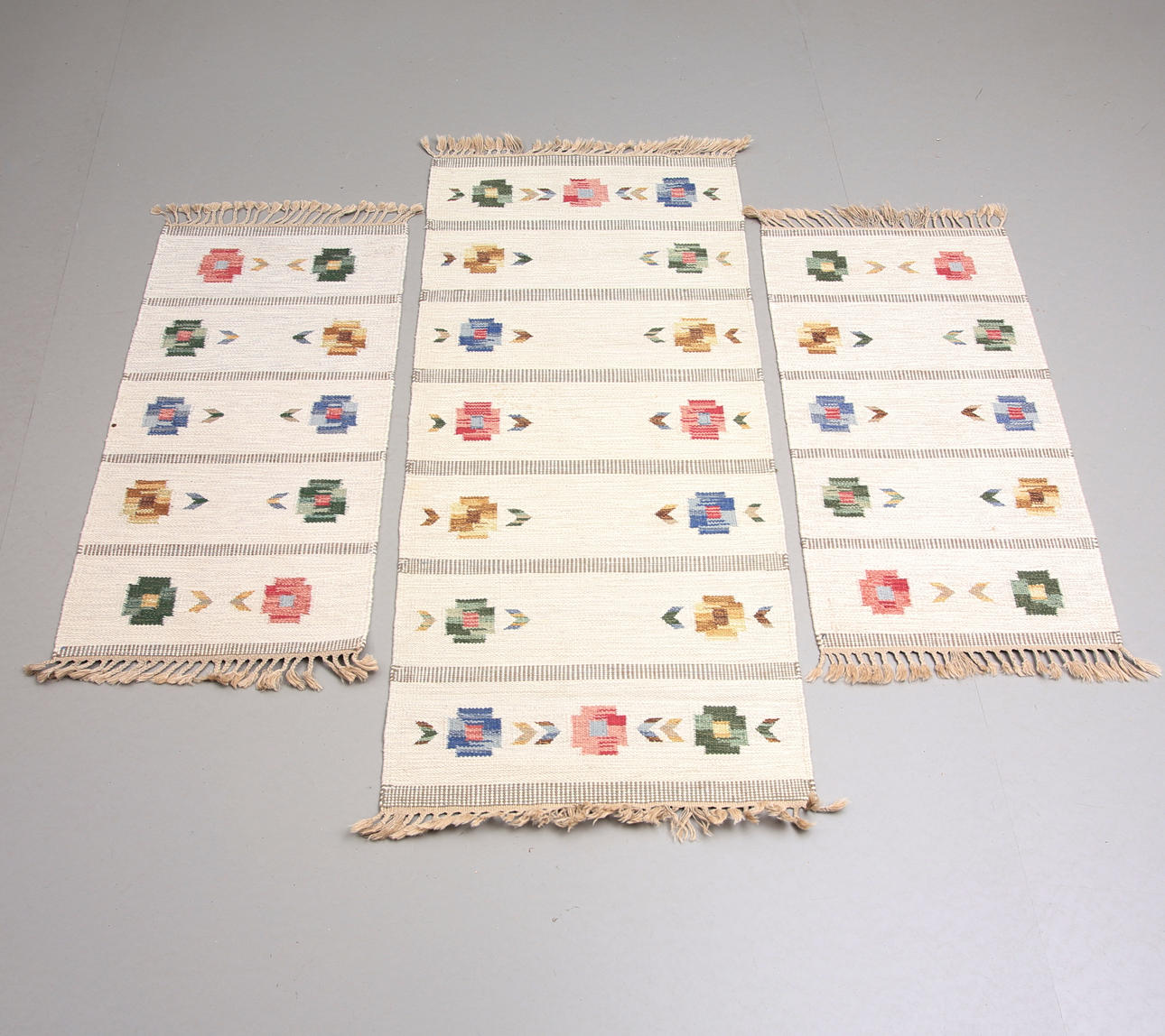 RÖLLAKAN RUGS, 3 pcs.