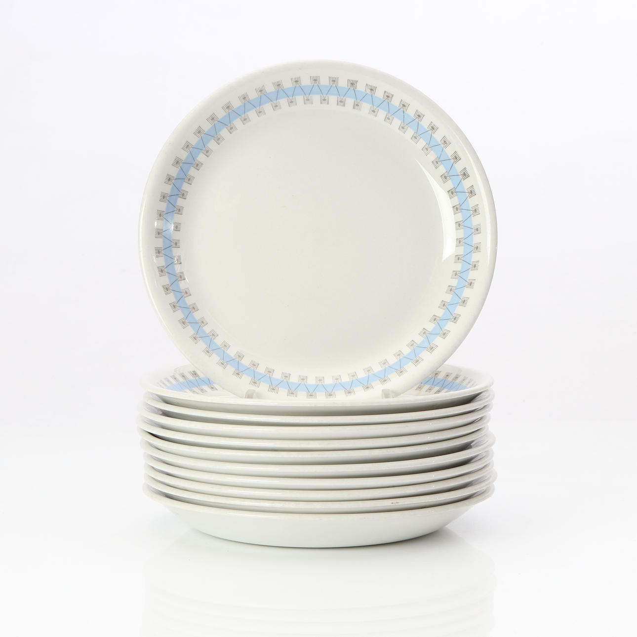 RÖRSTRAND, PLATES, ELEVEN PCS. "Combi", earthenware.