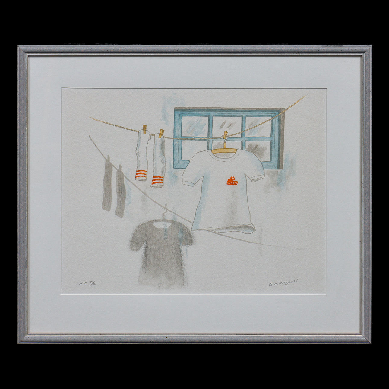 GUSTAV ARNE MELLQUIST (1928-2009), LITHOGRAPH, SIGNED, NUMBERED.