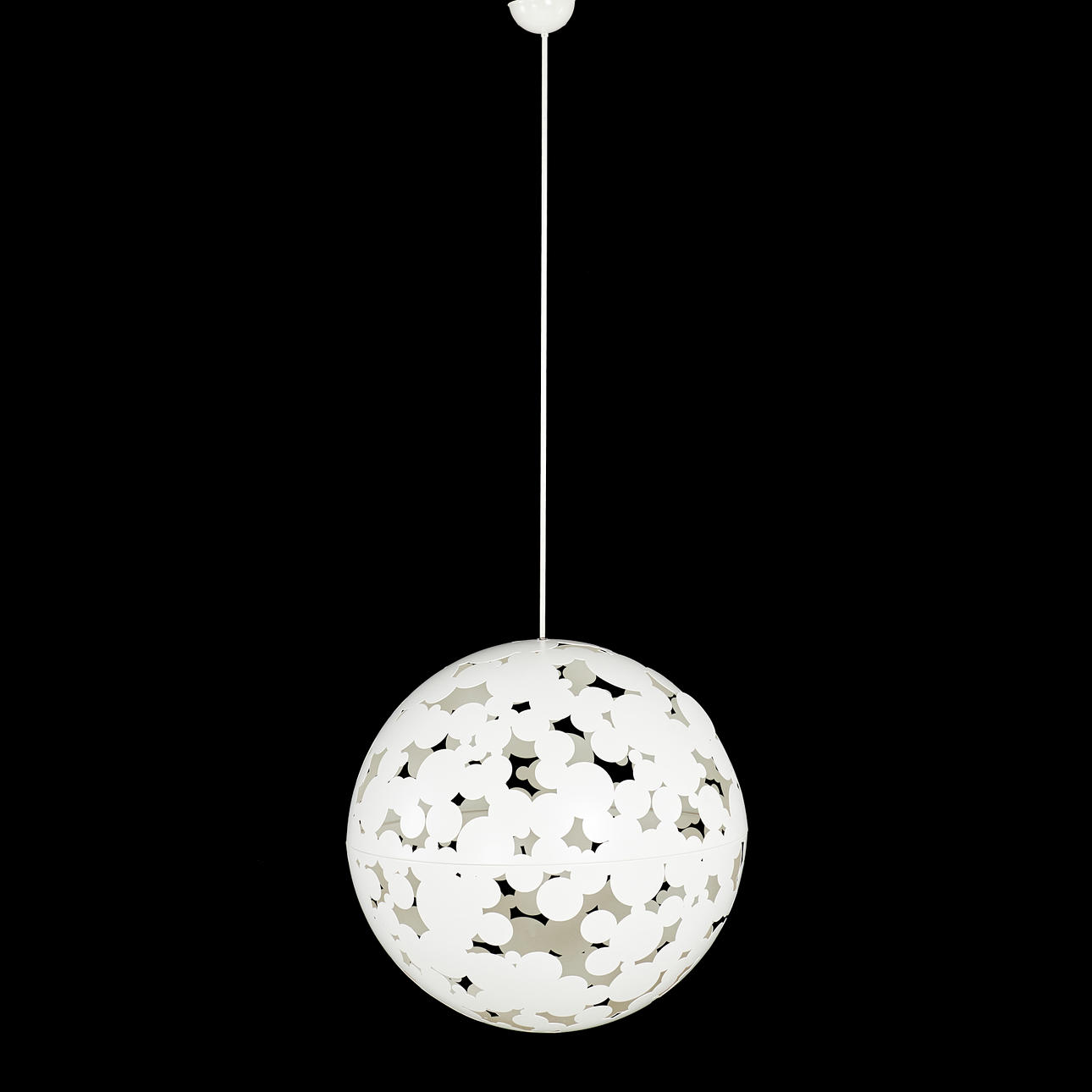 CEILING LAMP. "Camouflage", for Zero, frame in white aluminium.