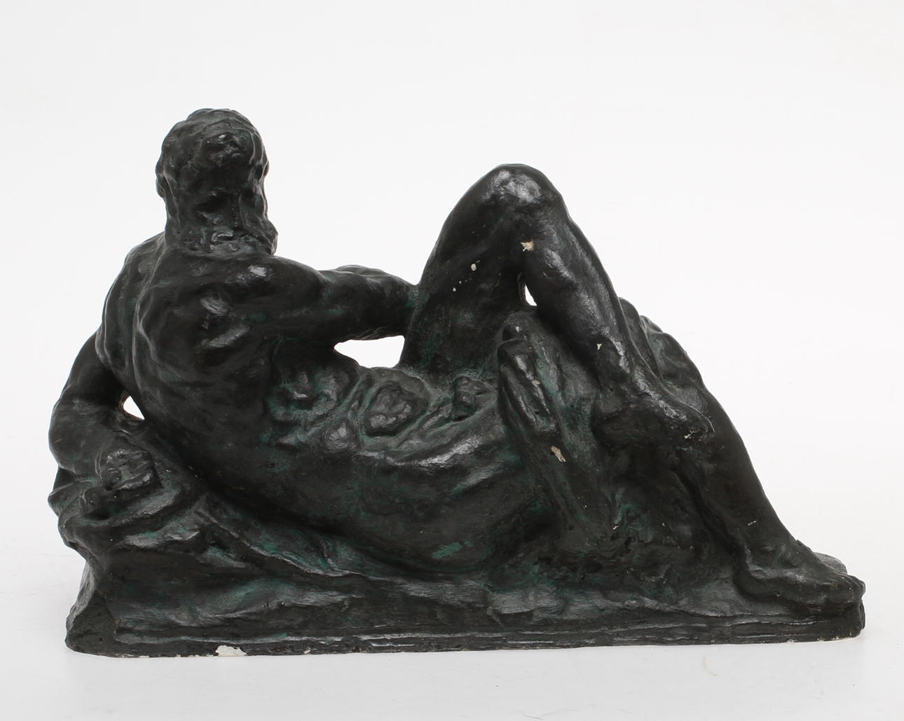 SKULPTUR, patinerat gips, 1900-tal.