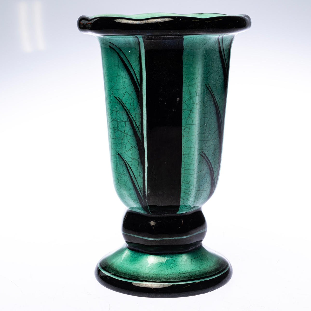 ILSE CLAESSON. vase, art deco, Rörstrand.
