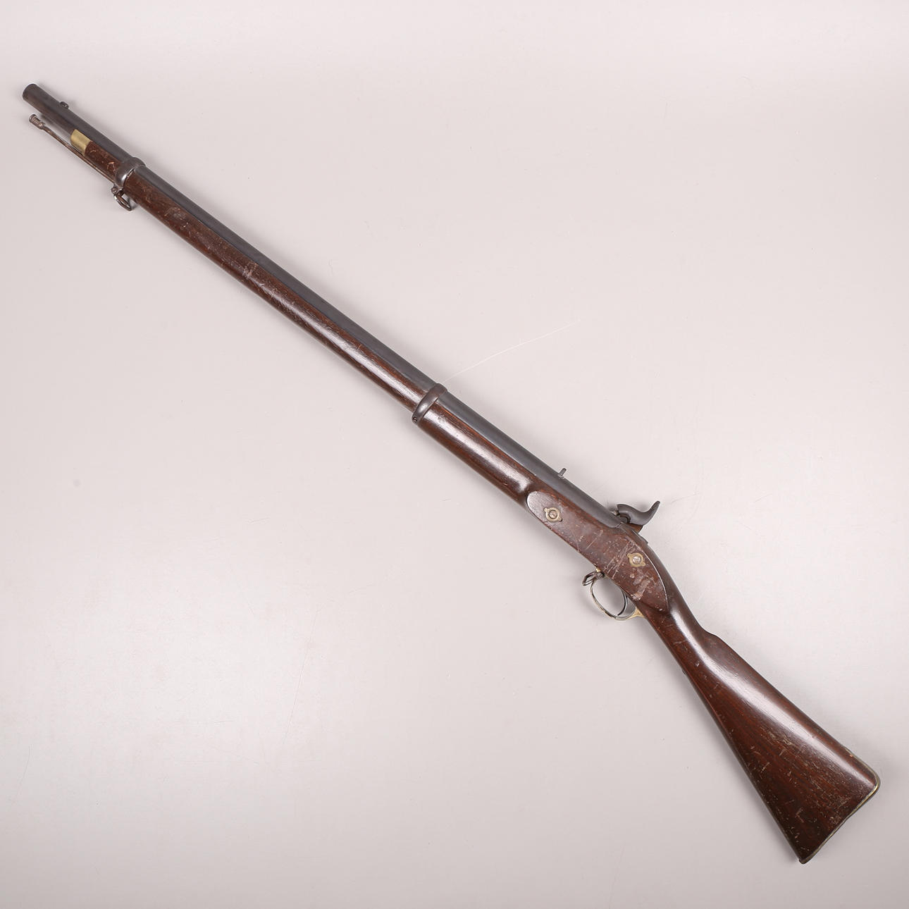 PERCUSSION RIFLE, 19th century.