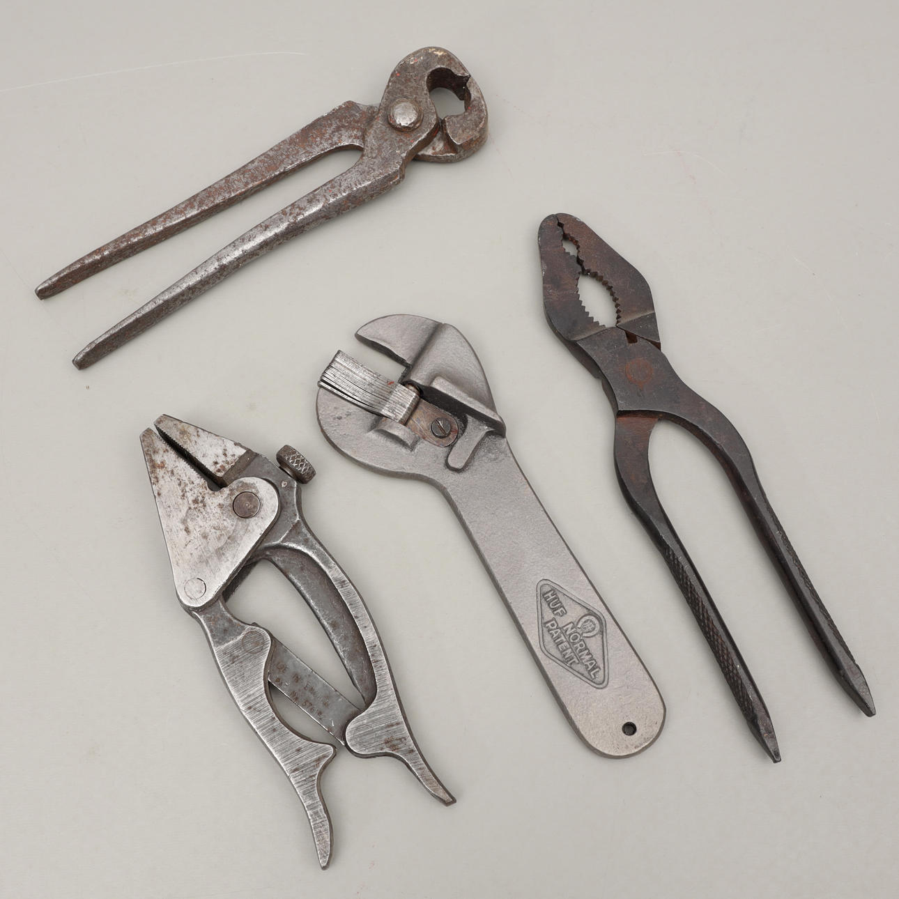 PLIERS, 4 pcs, 20th century.