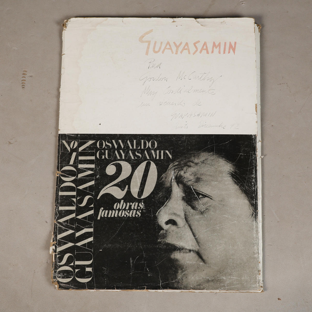 OSWALDO GUAYSAMIN; FOLIO CONTAINING PRINTS.