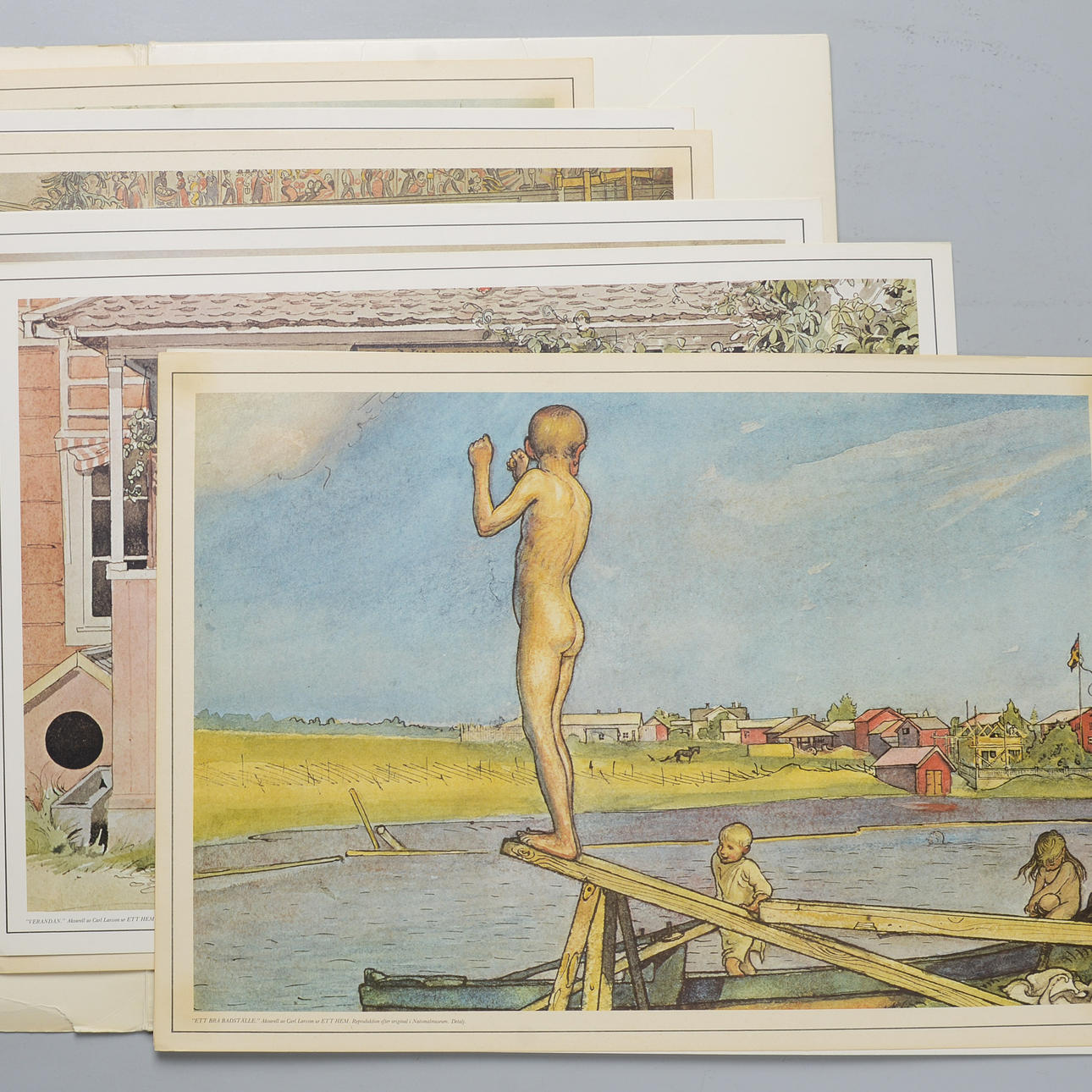 CARL LARSSON. EFTER. 13 reproduktioner, ST Tryck.