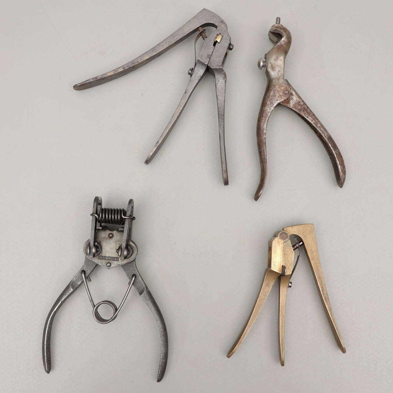 TOOLS, 4 pcs, 20th century.