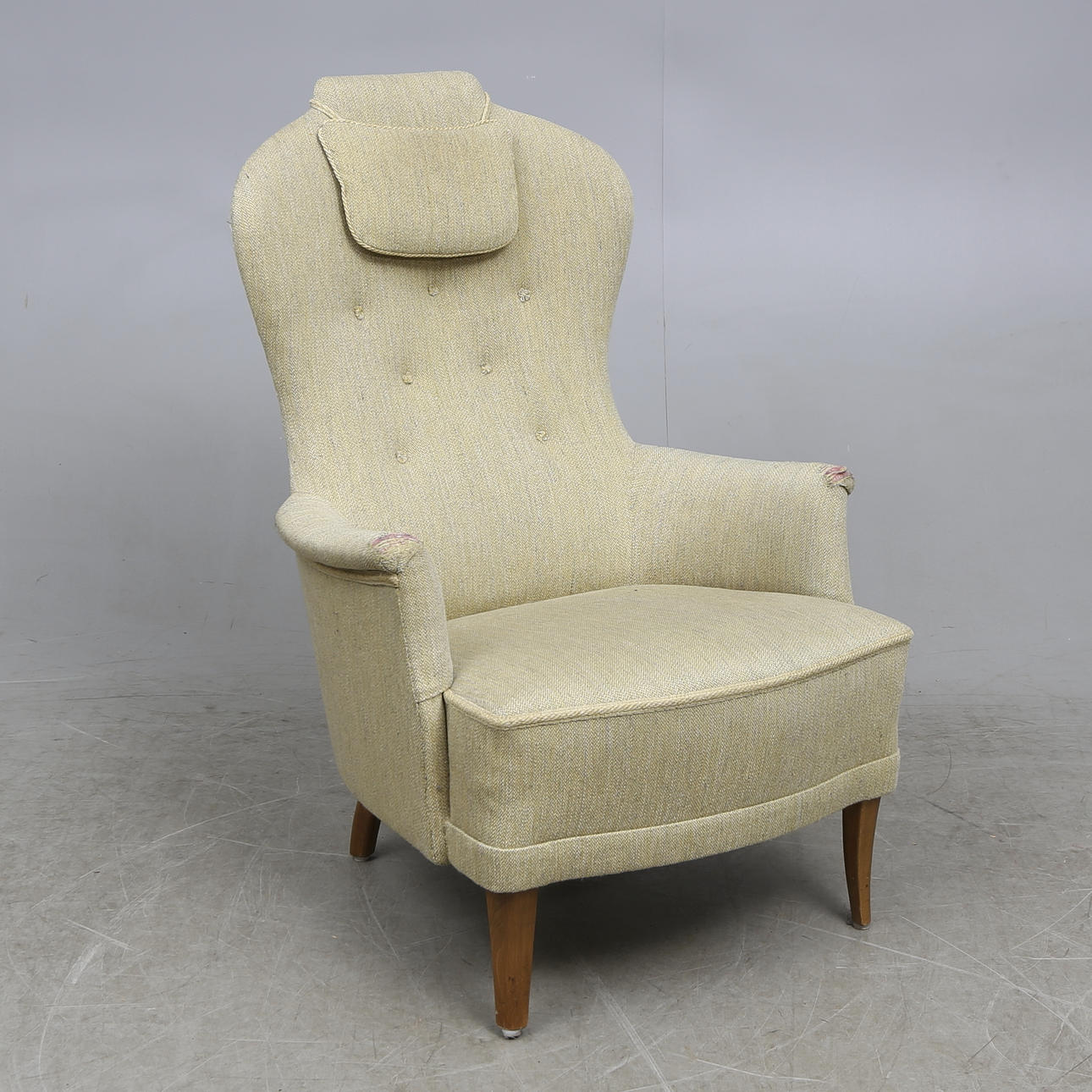 FÅTÖLJ, Farmor, Carl Malmsten, AB OH Sjögren, Tranås.