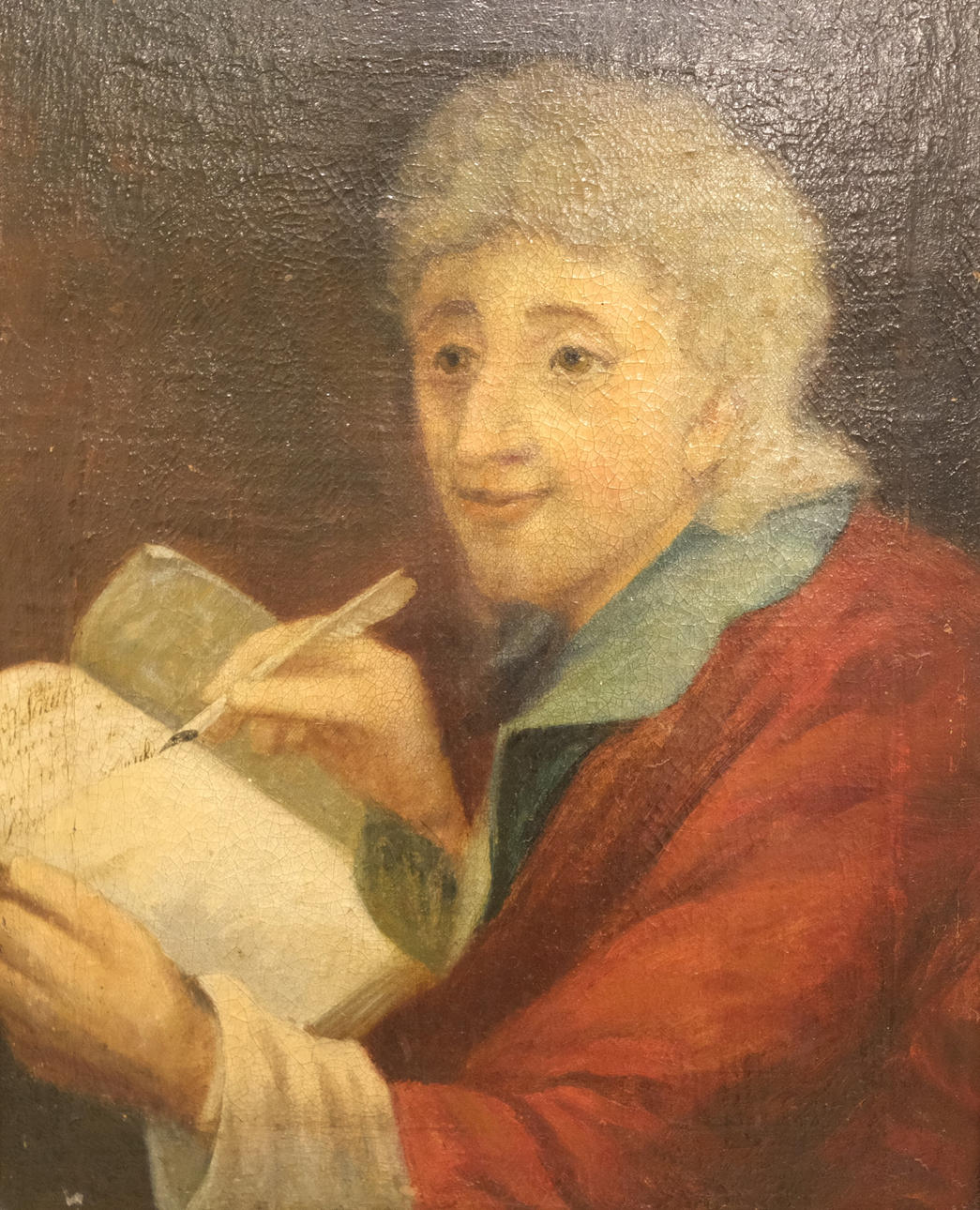 UNIDENTIFIED ARTIST, WRITING MAN.