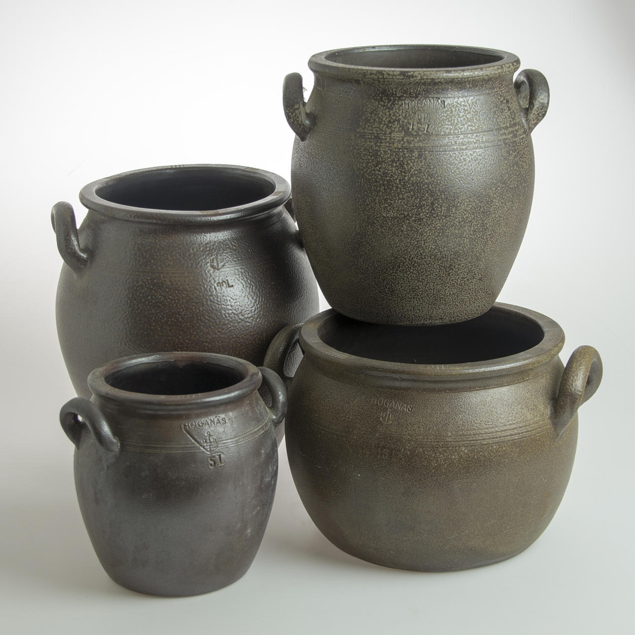 KRUS, 4 stycken, keramik, Höganäs.