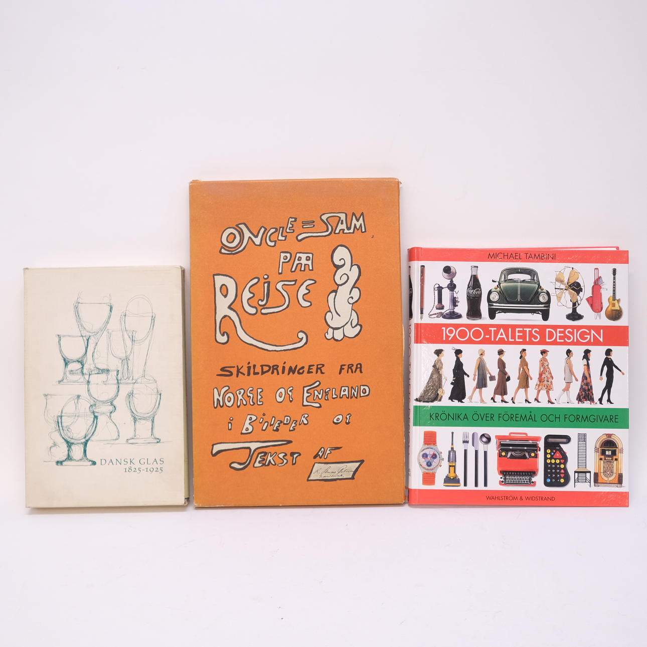 BOOKS, THREE PIECES.