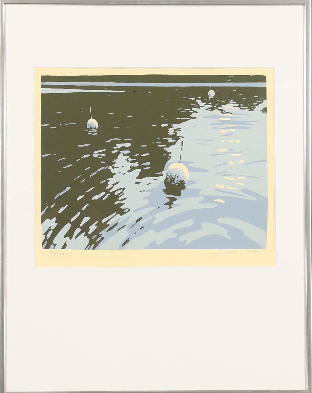 JAN RUFELT. LITHOGRAPH, signed and numbered.