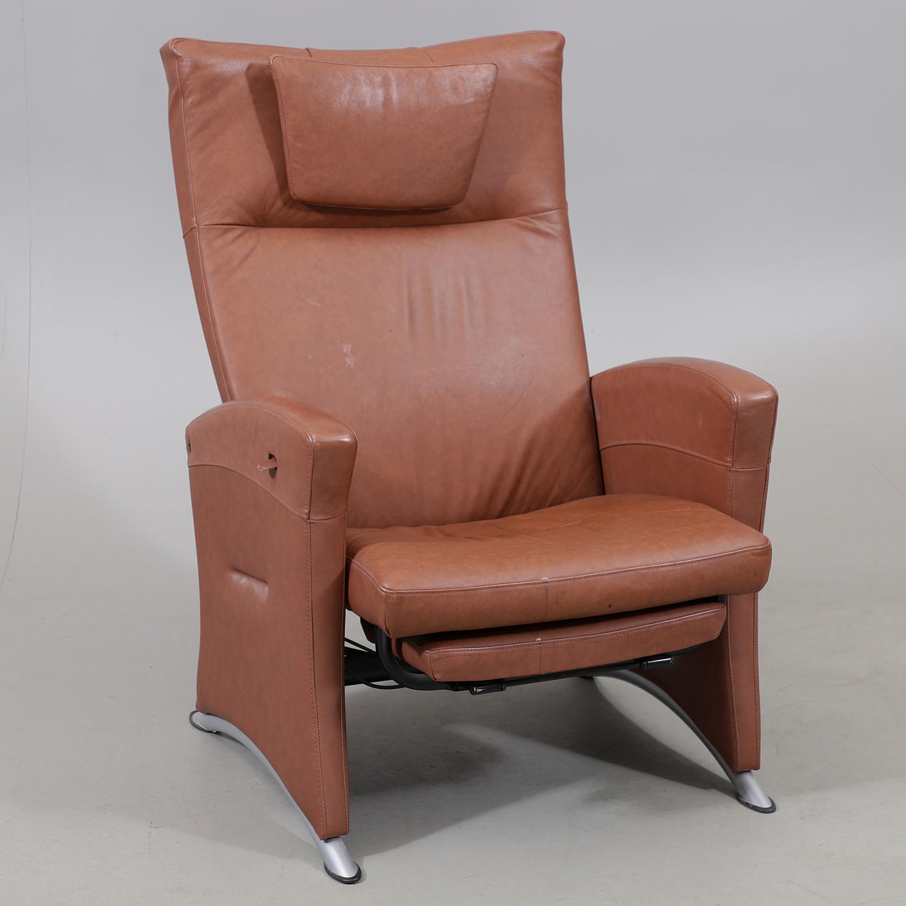 ARMCHAIR, leather, 21st century.
