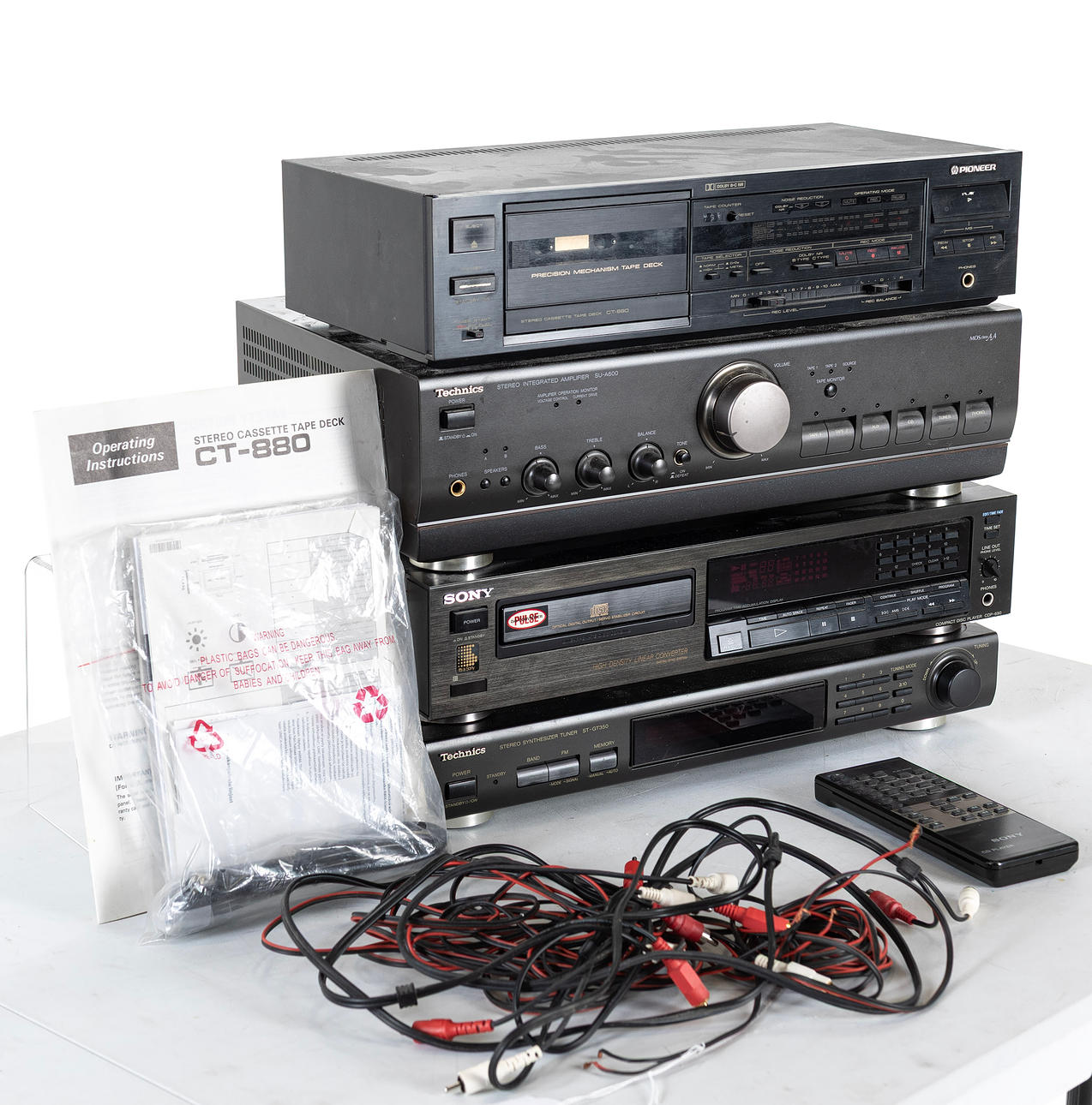 STEREO SYSTEM, incl. Technics SU-A600.