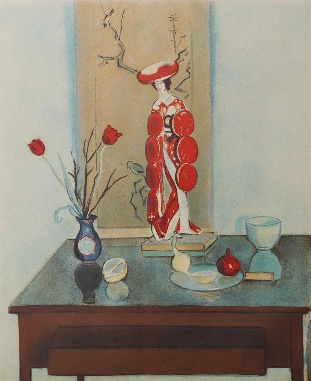 EINAR JOLIN. Colour lithograph, signed and numbered 199/360.