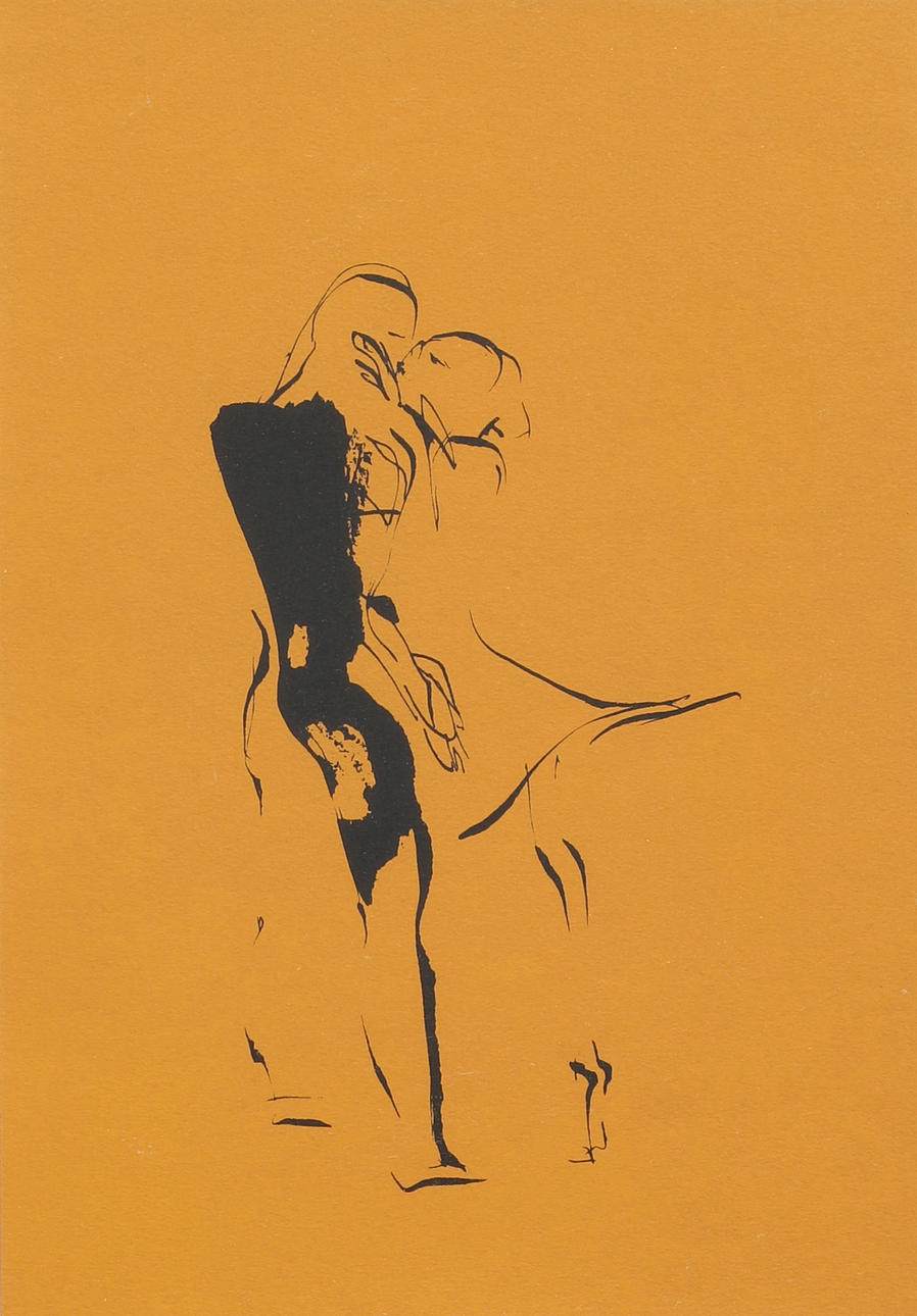OIDENTIFIERAD KONSTNÄR. Serigraph, "To", signed and dated 96, numbered 125/250 Et.