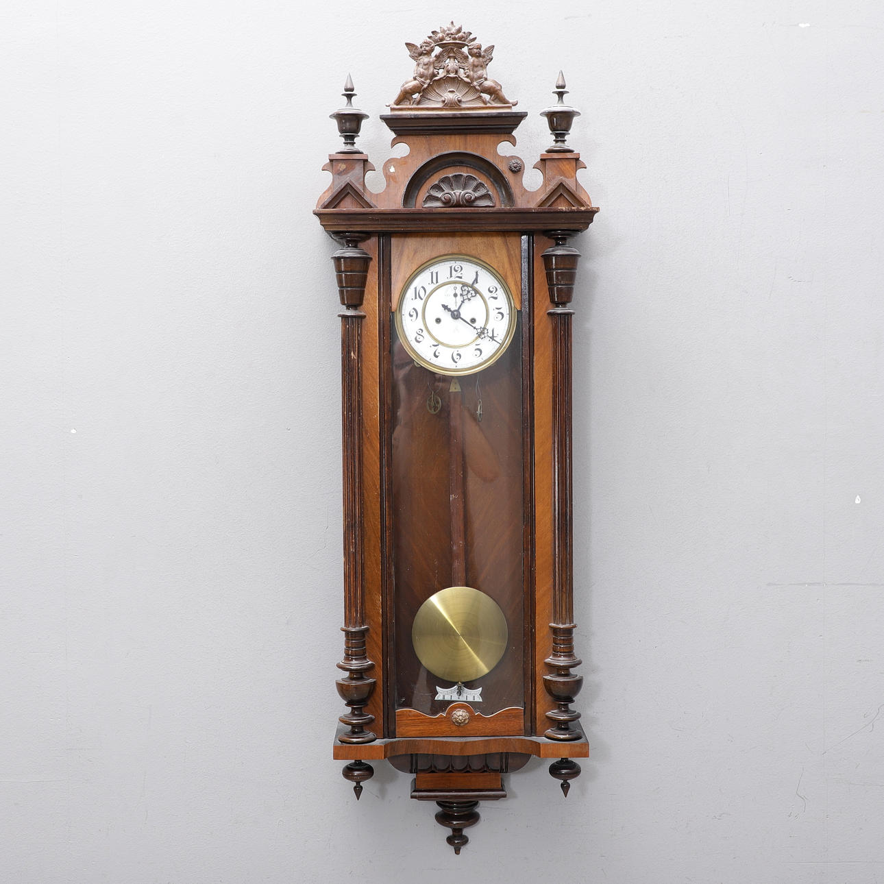 WEIGHT-DRIVEN REGULATOR, Gustav Becker, 19th century.
