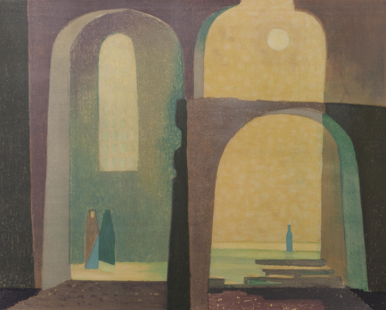 SVEN JONSON. Colour lithograph, signed and numbered 353/360.