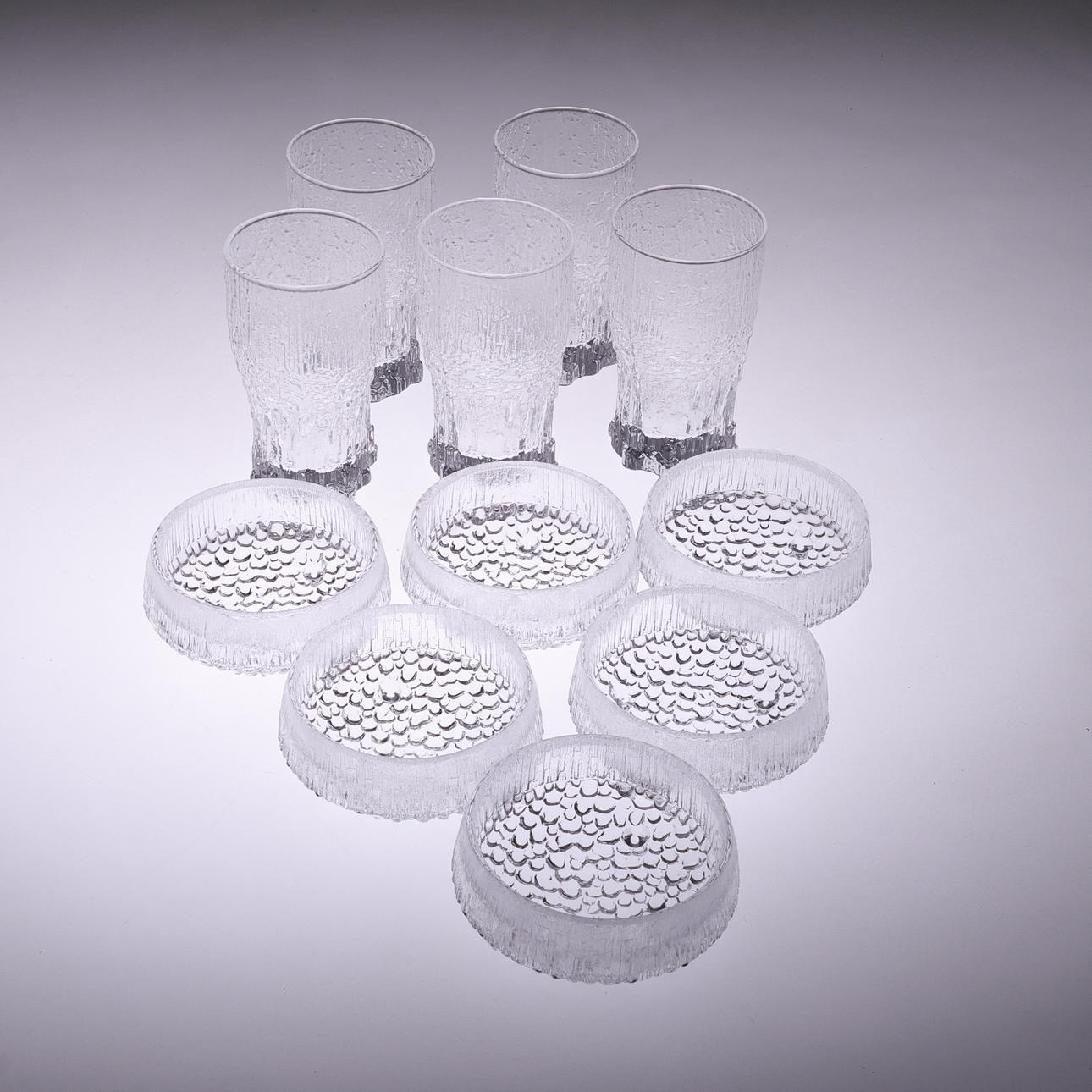 SERVISDELAR, 6+5, Iittala, Finland.