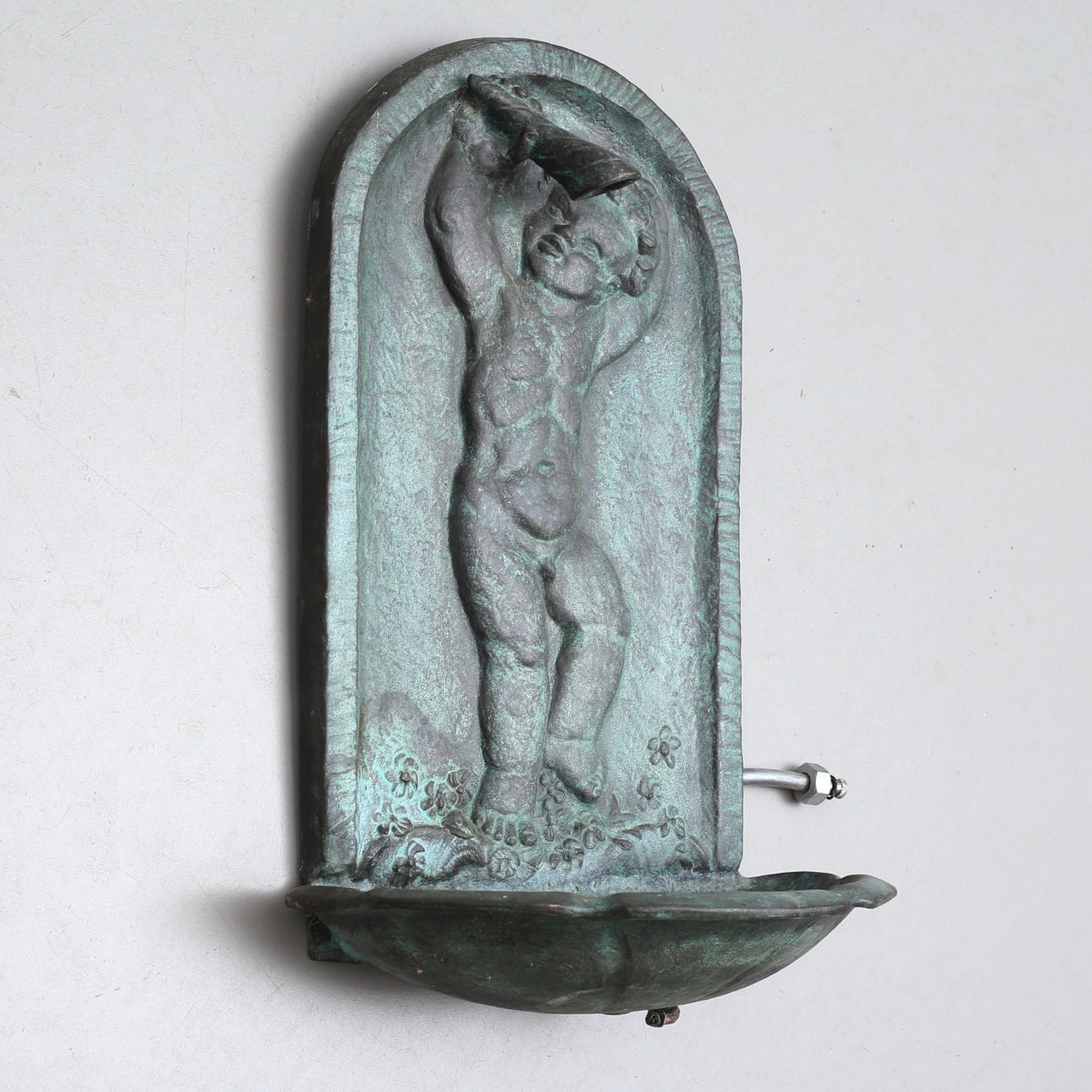 WALL FOUNTAIN, cast iron.