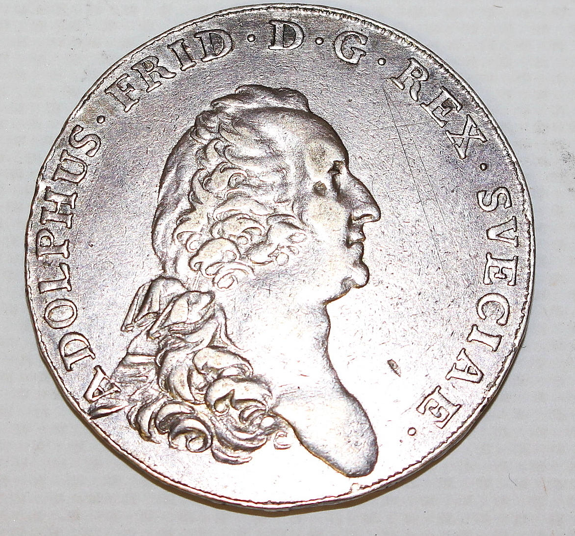 MYNT, 3 daler, silver, 1770.