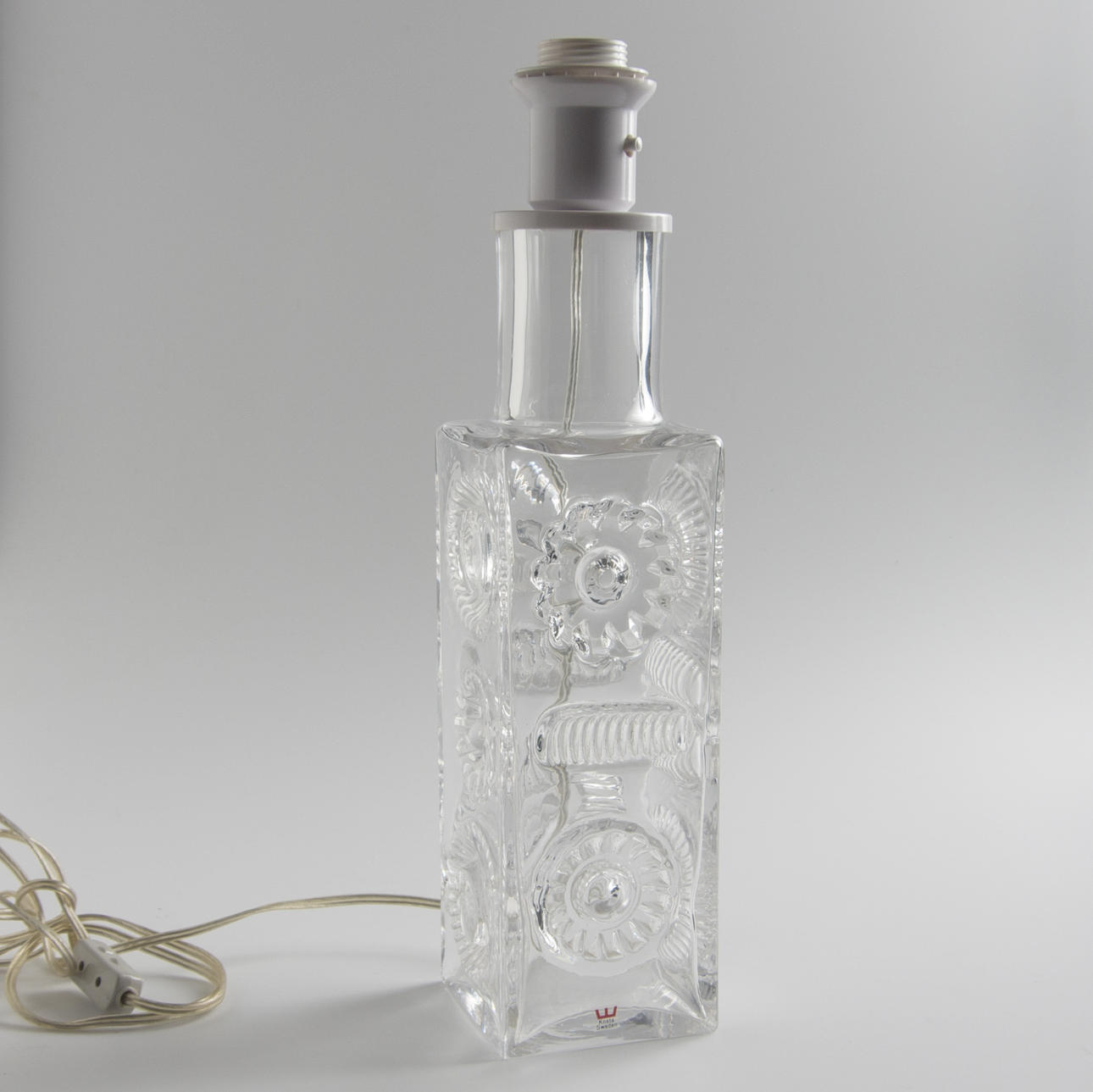 BORDSLAMPA, glas, Hans-Ove Sandeberg, Kosta.