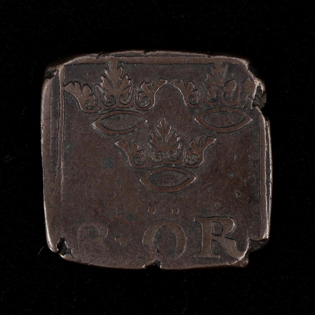 COIN, klipping, 8 öre, Sweden, 1591.
