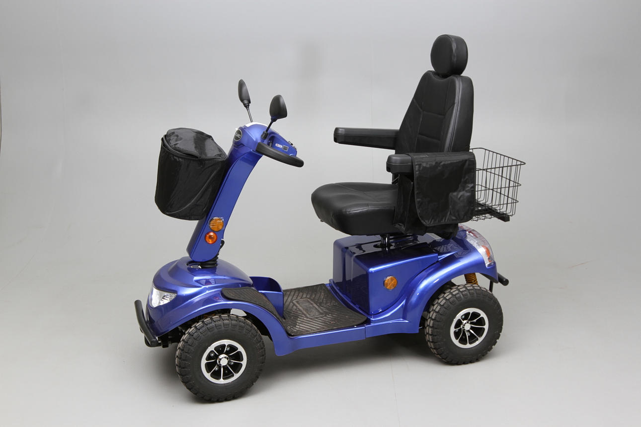 PROMENADSCOOTER, Blimo X-100, blå, nyskick.