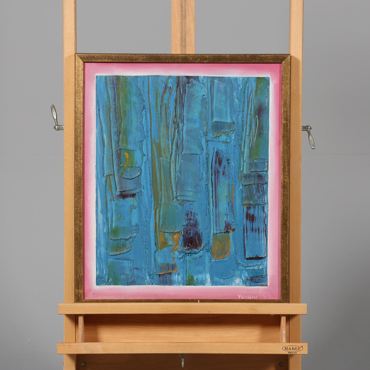 YOSHIO NAKAJIMA. OIL ON CANVAS, signed and dated -77.