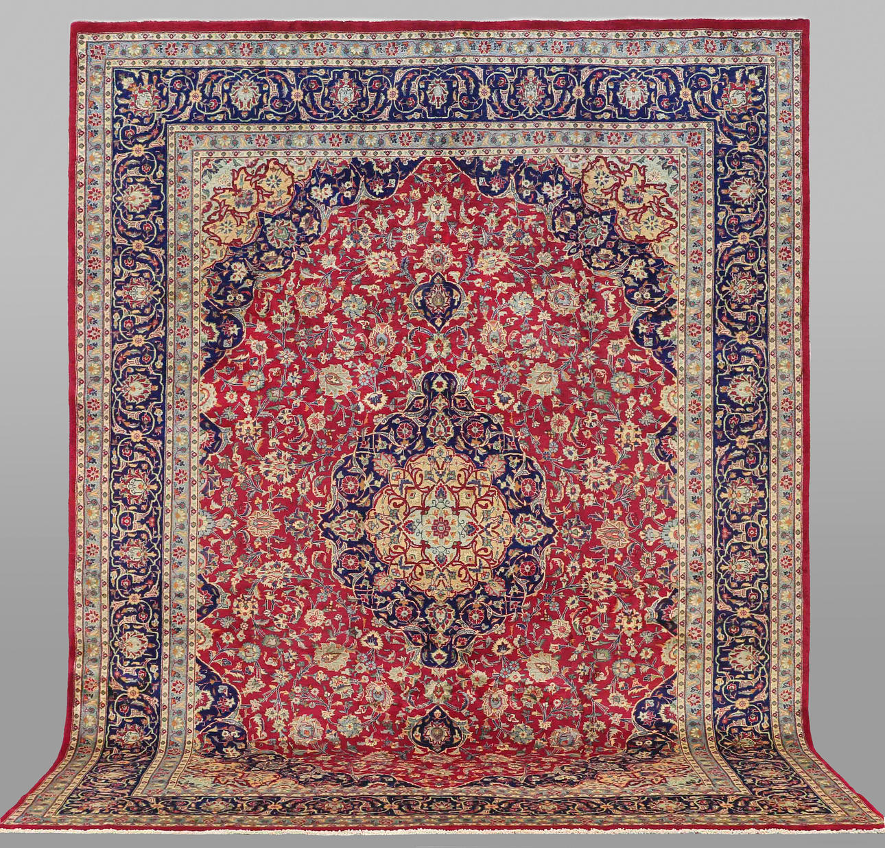 ORIENTAL CARPET. Keshan, 396 x 273 cm.