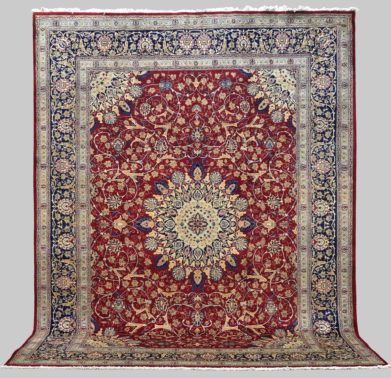 ORIENTAL CARPET. Kashmar, 392 x 296 cm.