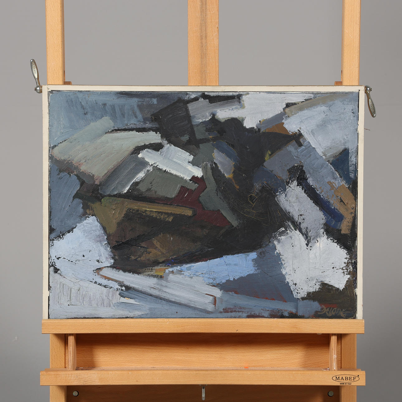 STIG DELANG. OIL ON CANVAS, signed.