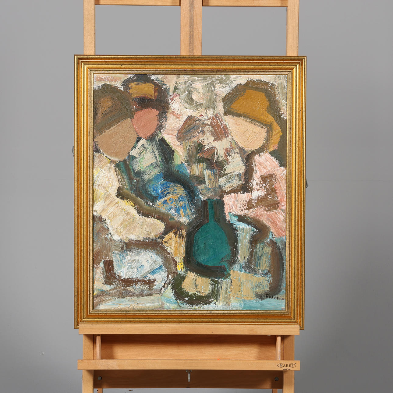 GÖSTA FALCK. OIL ON CANVAS, signed.