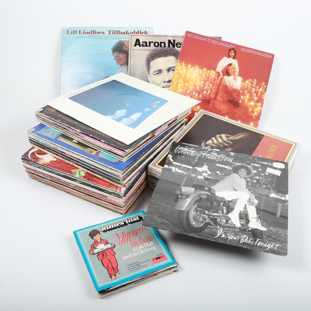 LP RECORDS, approx. 85 pieces, 20th century.