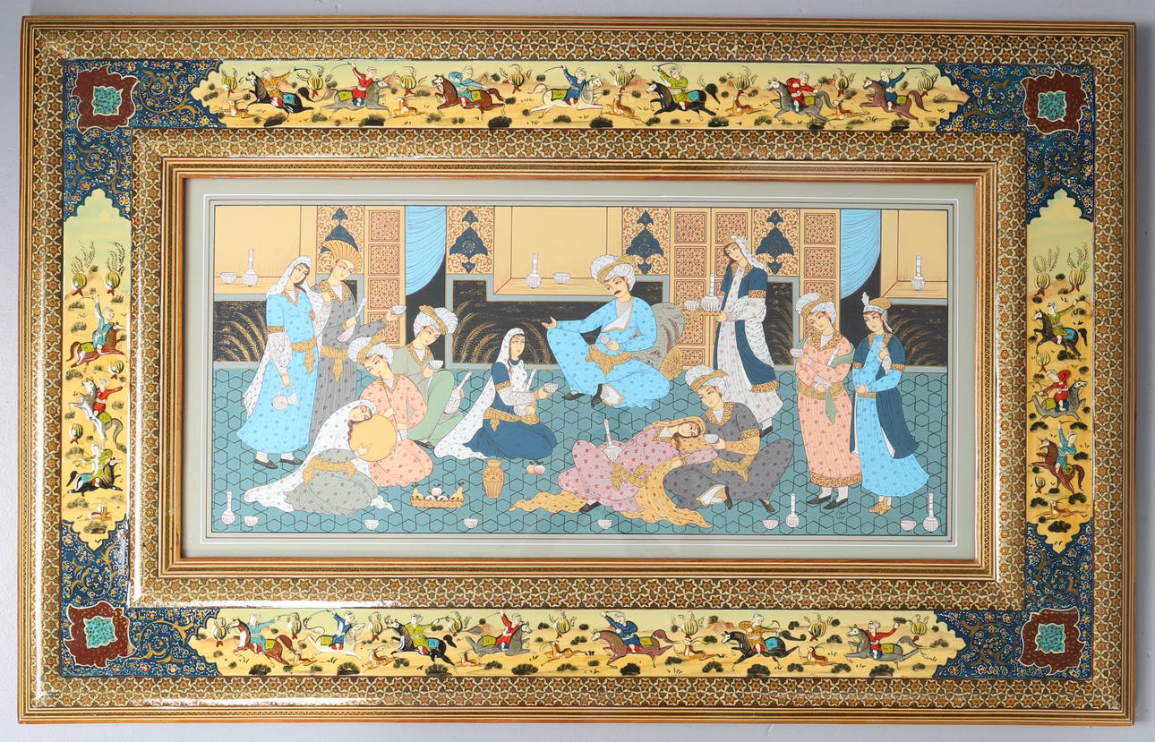 PERSIAN SCENE FROM THE "SHANAMEH".