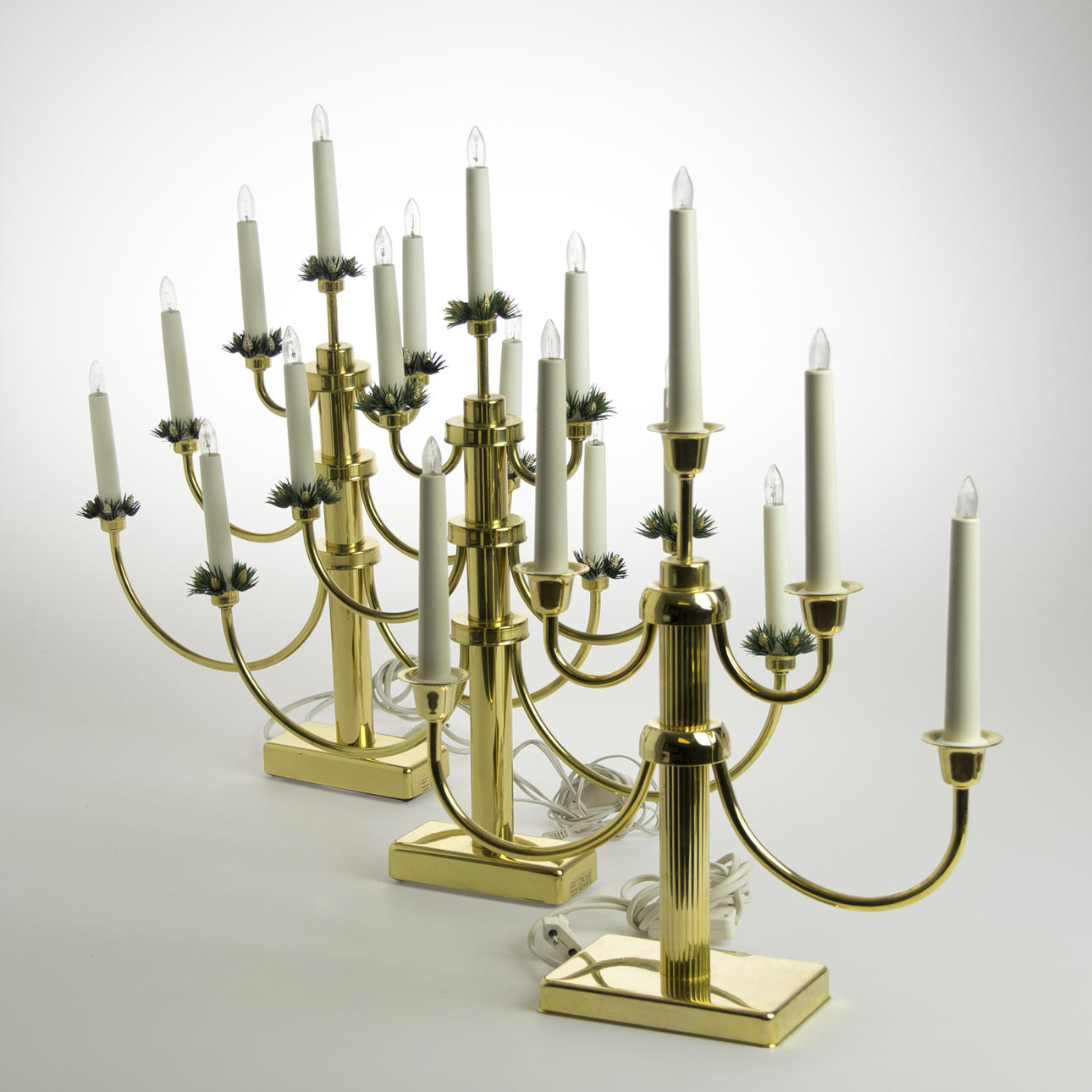 ADVENTSLJUSTAKAR, 3 stycken, Konstsmide.