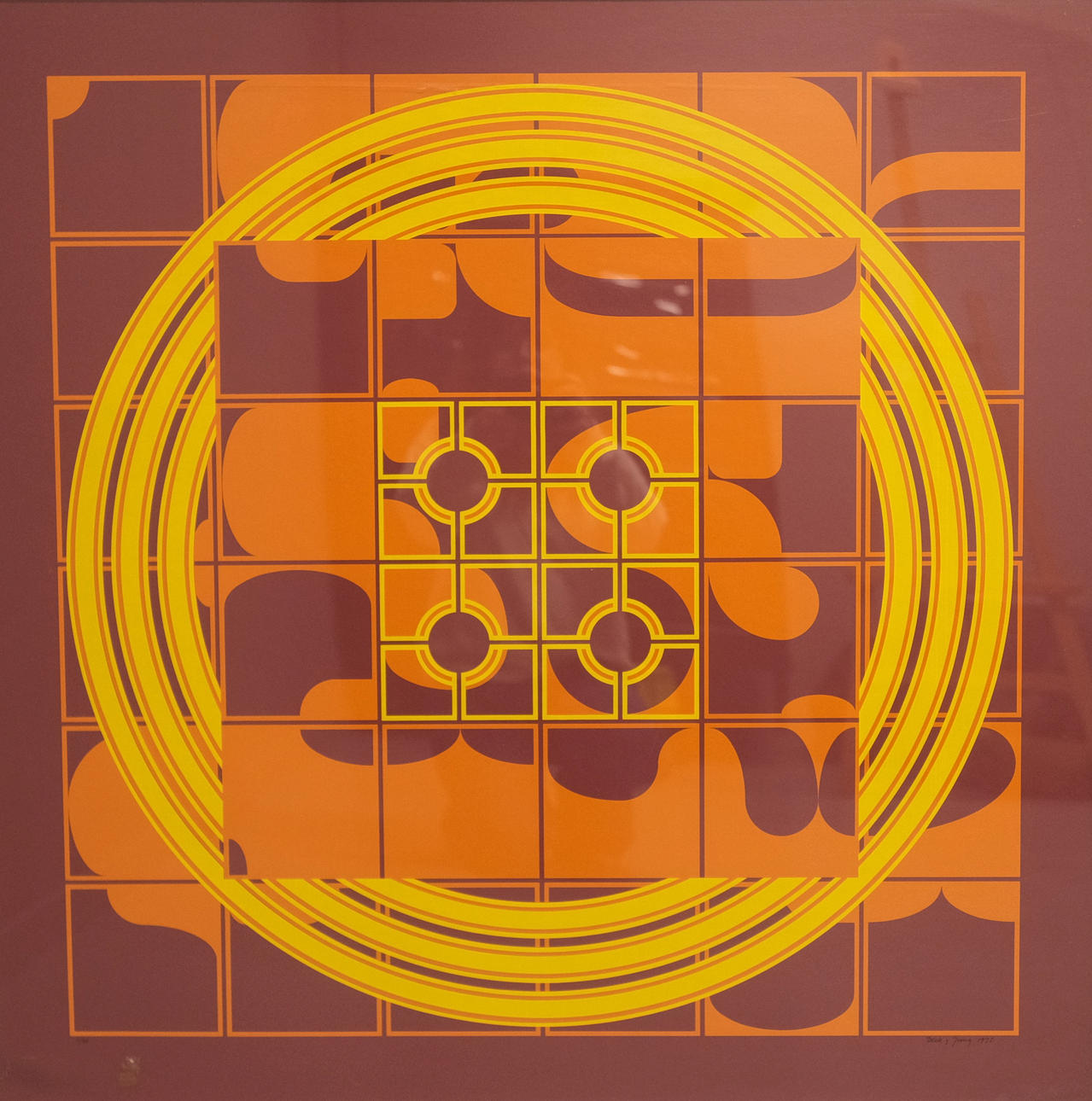 BECK & JUNG, SCREENPRINT, 1975.
