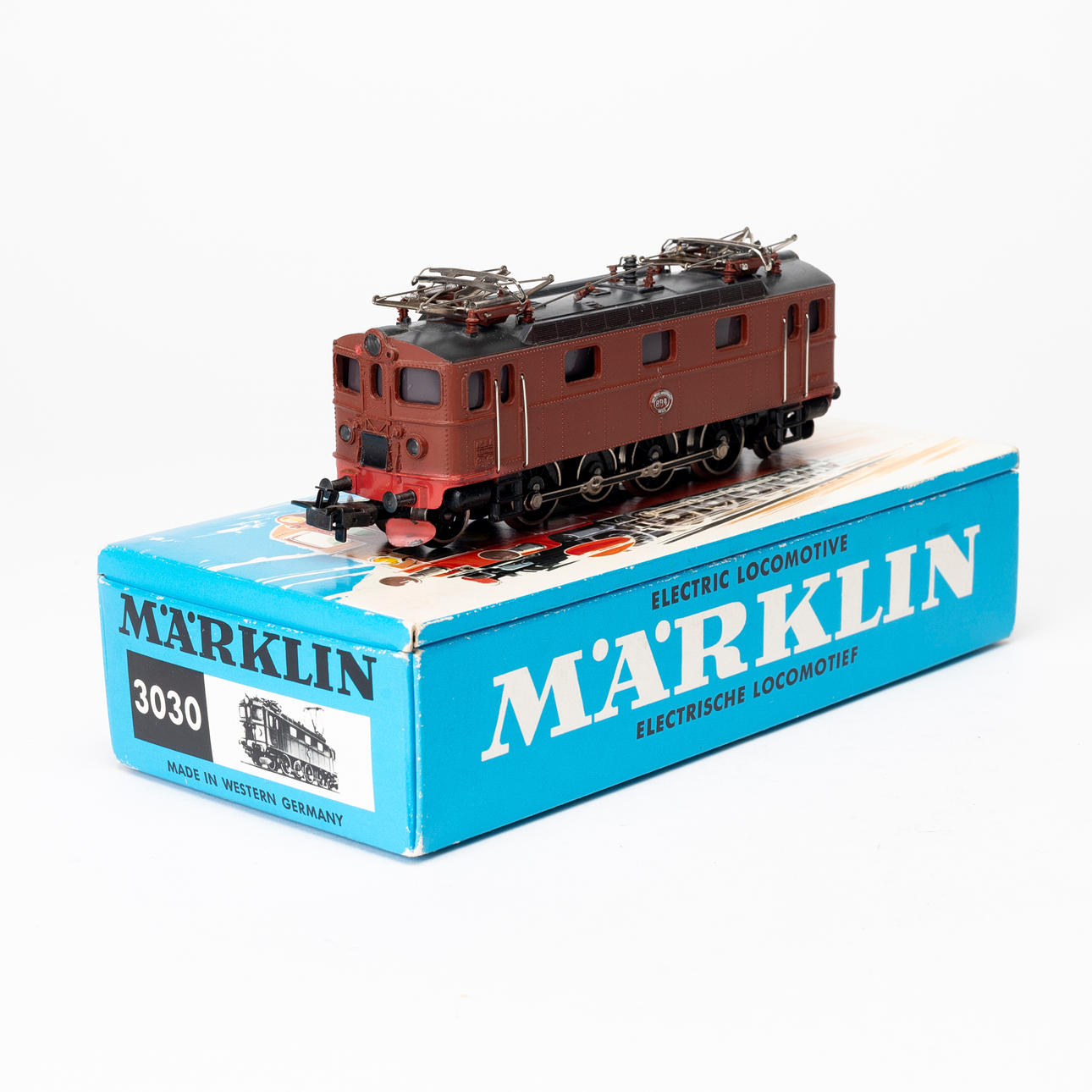 MÄRKLIN 3030.2 SJ Da locomotive, instructions, original packaging.
