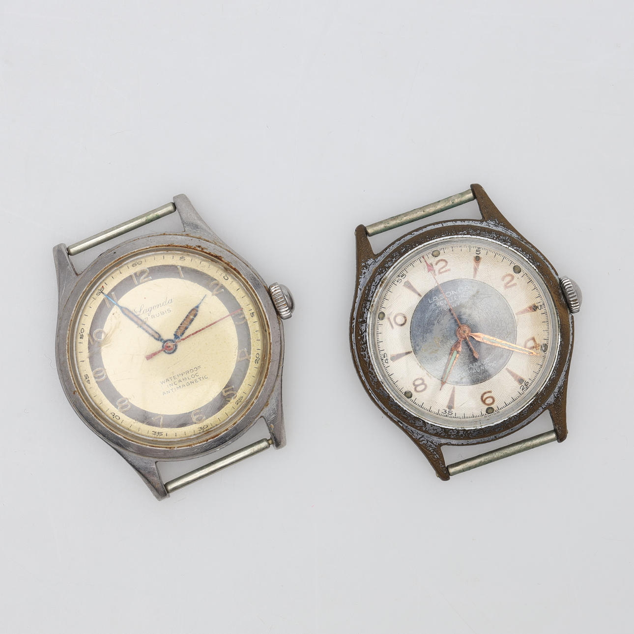 WRISTWATCH 2 pieces, Lagonda.