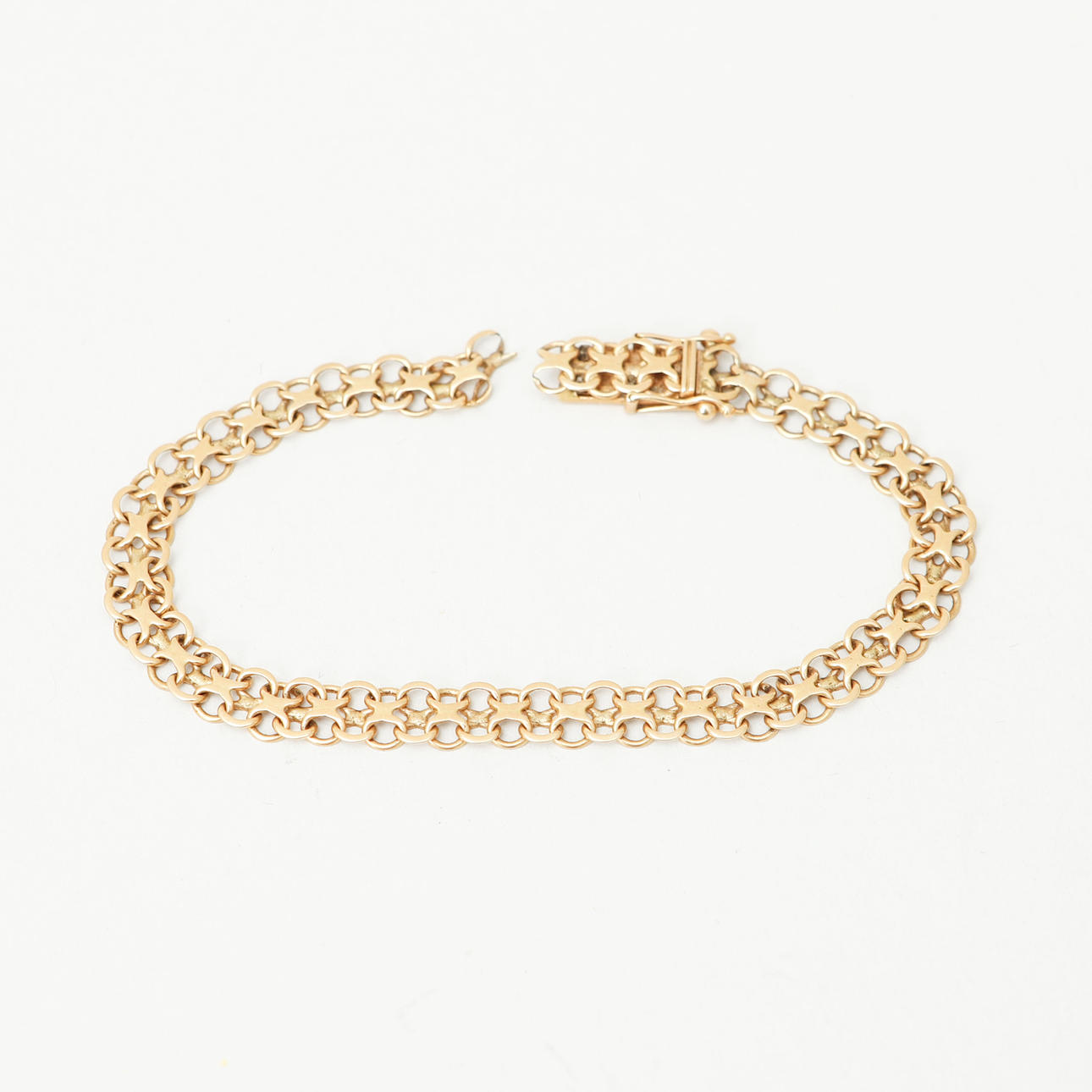 ARMLÄNK, 18k guld, vikt ca 8,7 gram.