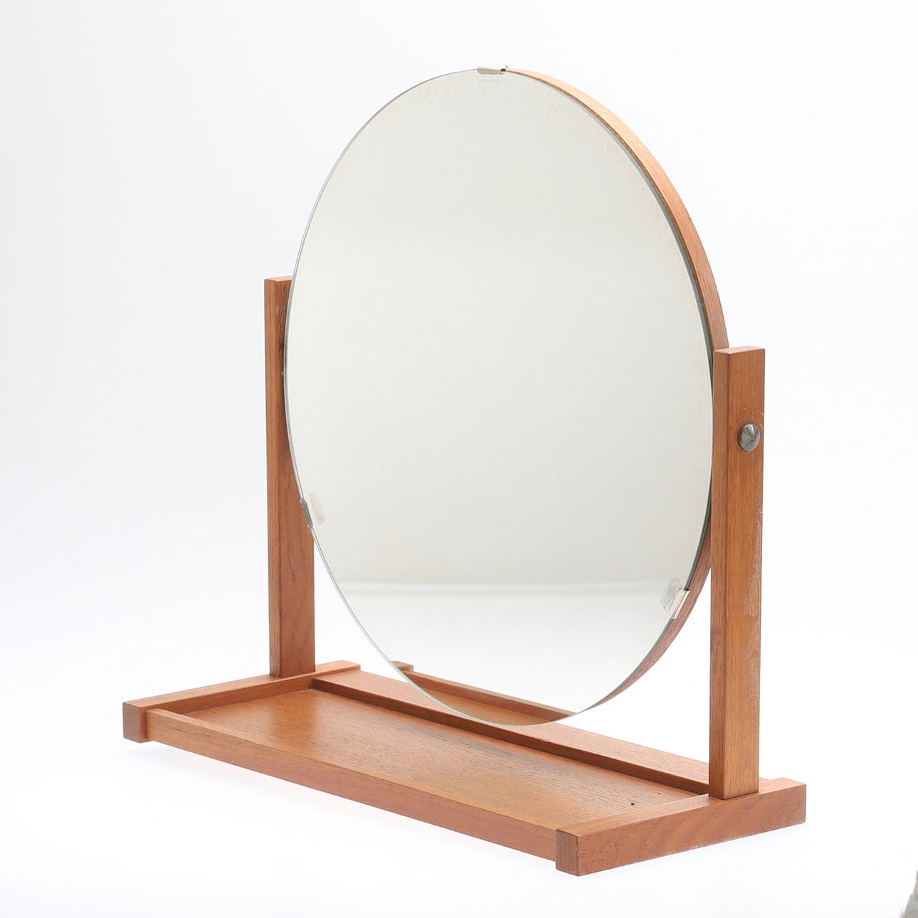 TABLE MIRROR, teak 1960s.
