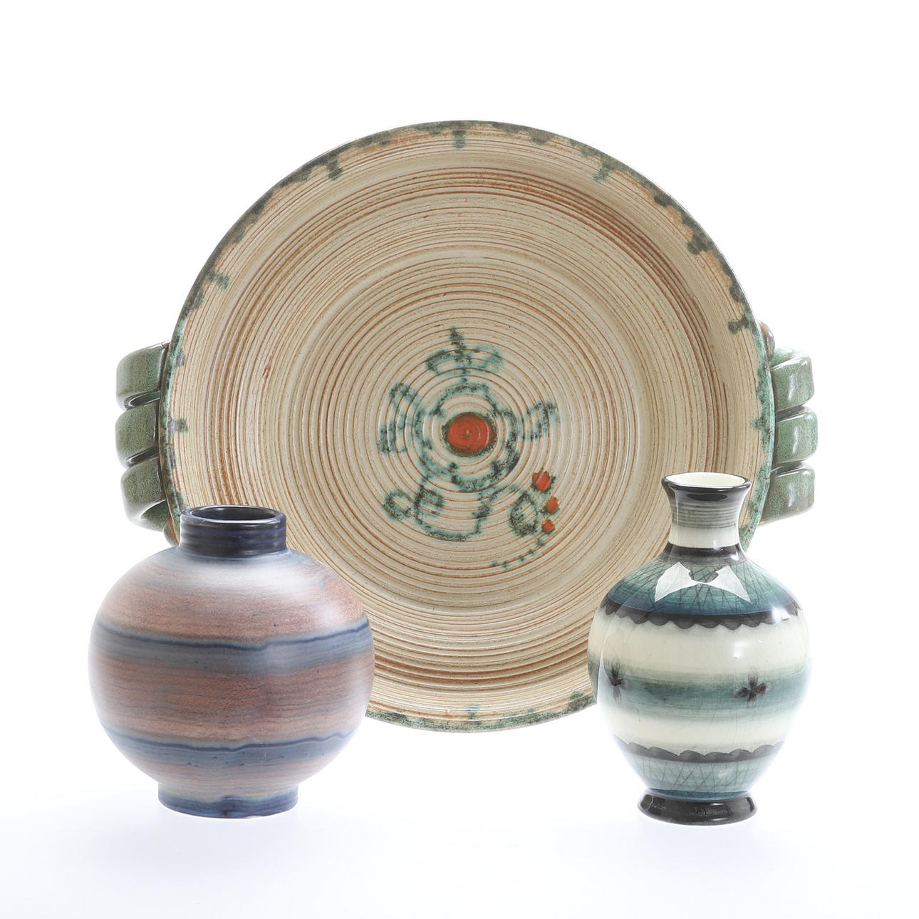 ASSORTED CERAMICS, 3 pieces.