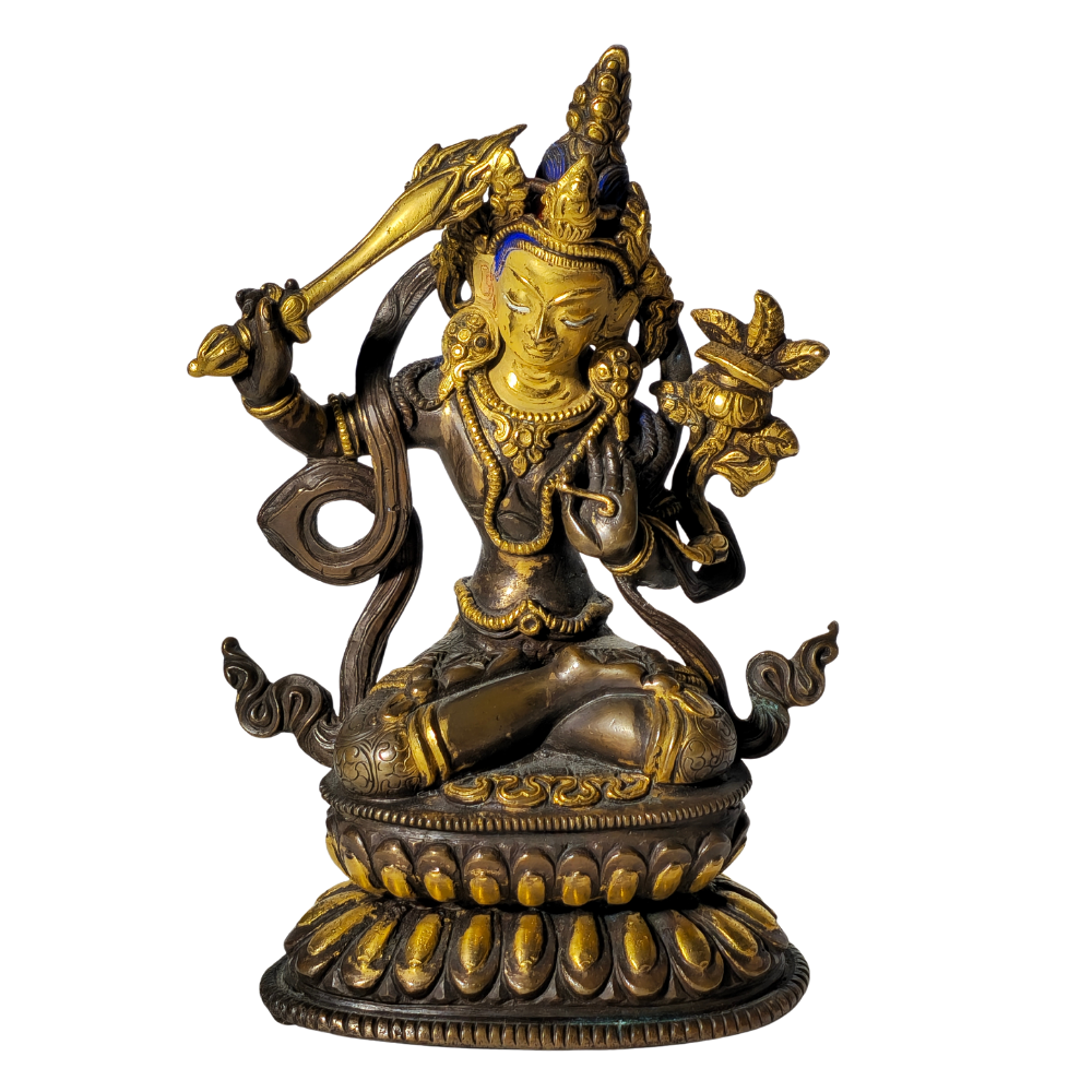 Nepalese bronze Buddha. Mid-20th century.