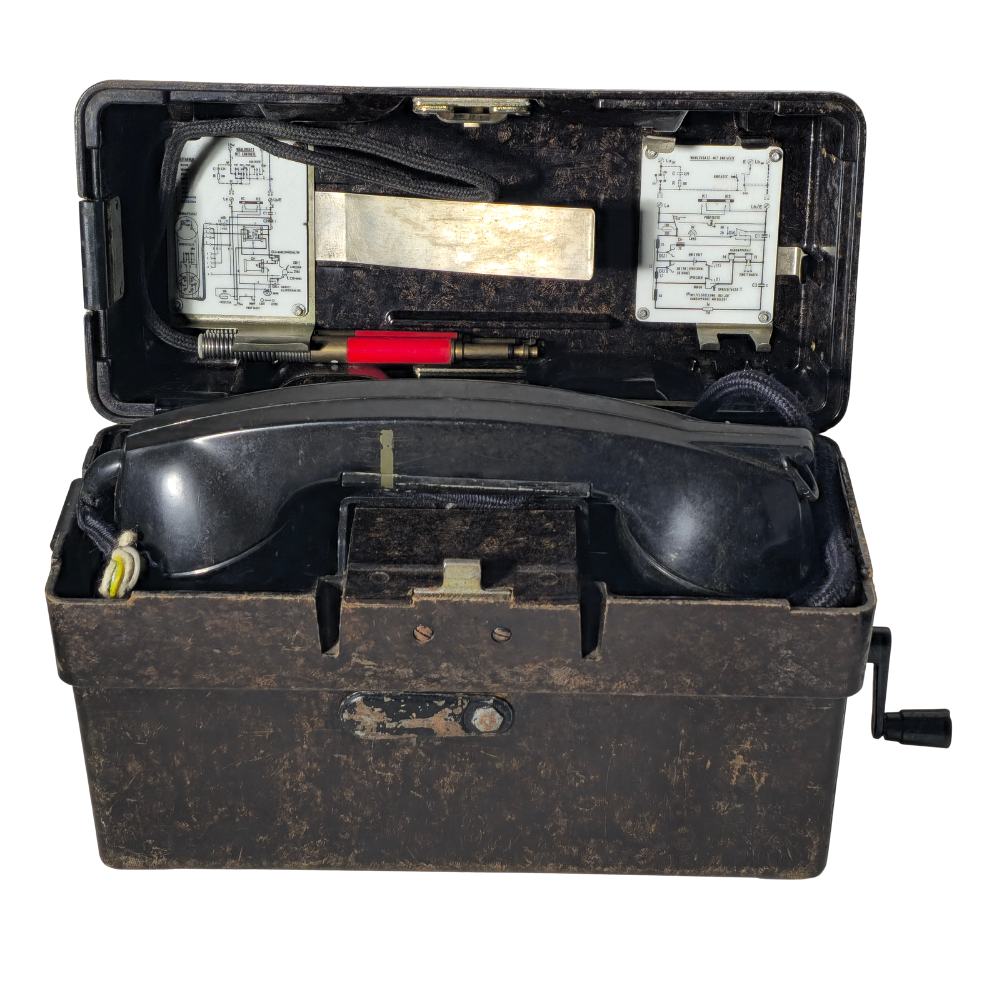 German field telephone.