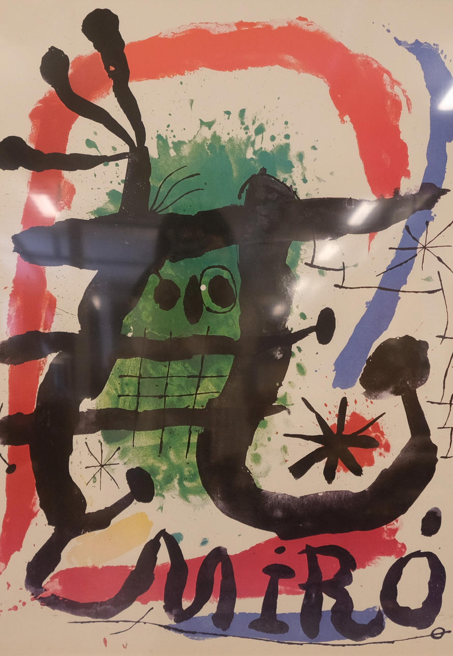 AFTER JOAN MIRÓ. POSTER.