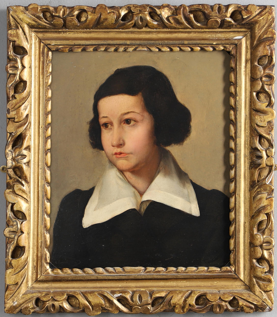 ATTRIBUTED TO MORITZ VON SCHWIND (1804-1871). PORTRAIT OF A YOUNG BOY.