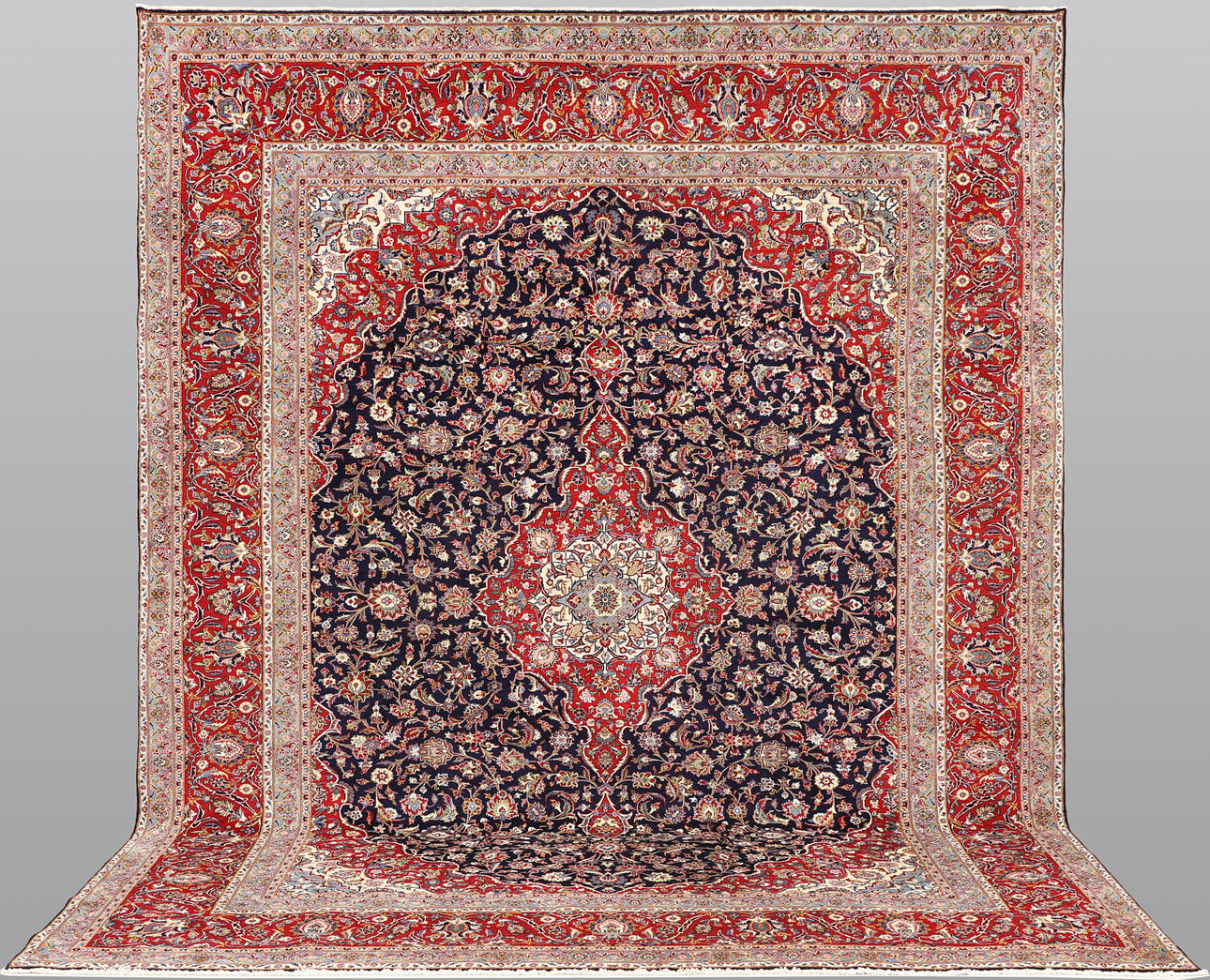 CARPET. Keshan fine, 397 x 307 cm.
