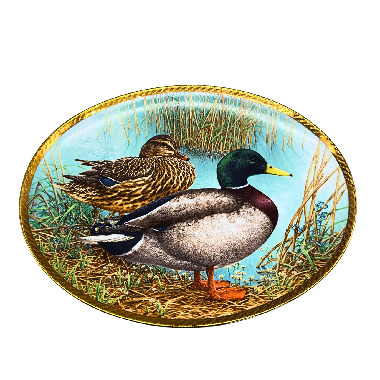 RAYMOND WATSON. SAMLARTALLRIK I PORSLIN UR SERIEN "THE WILD DUCKS OF EUROPE" FRÅN FRANKLIN