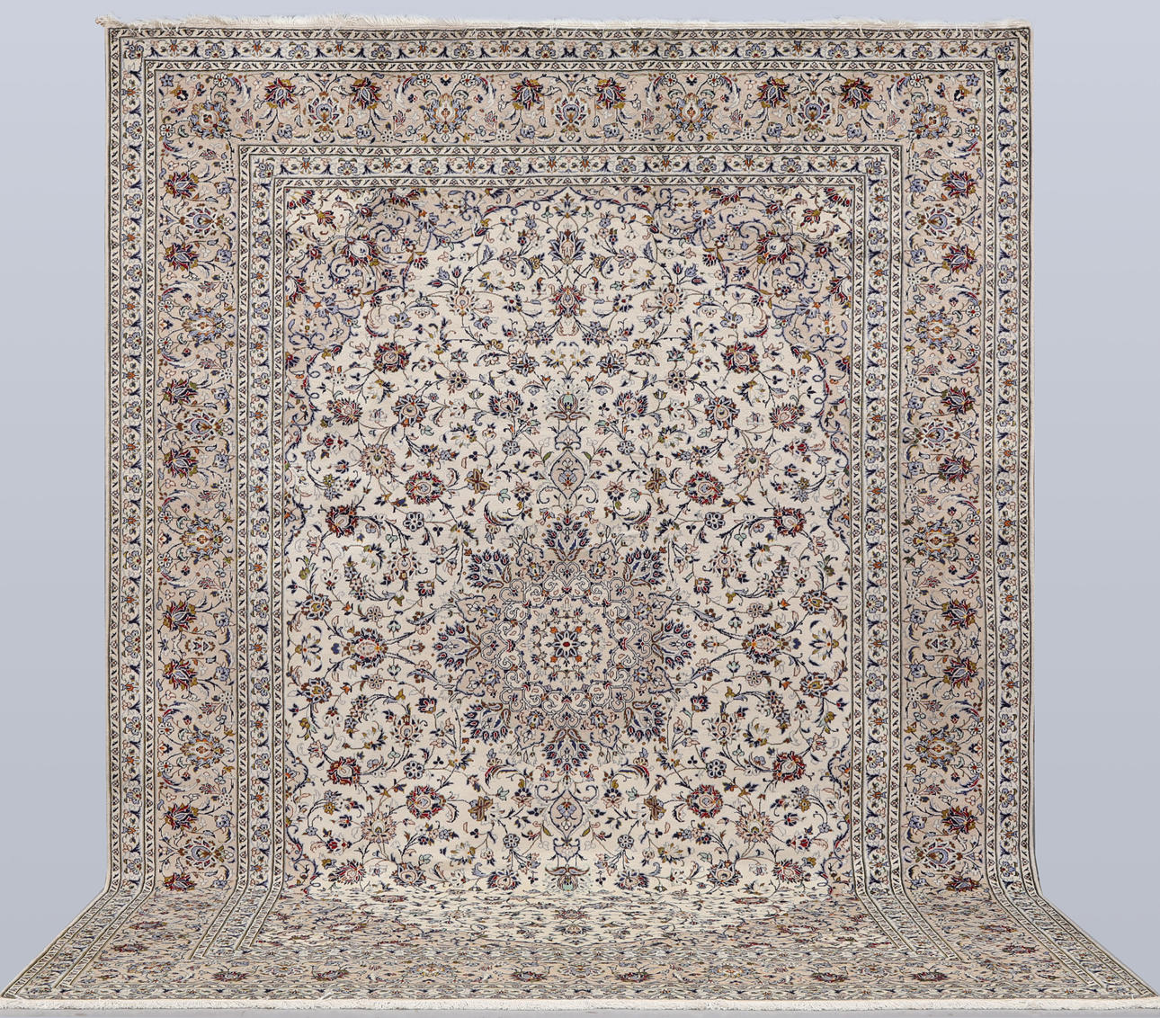CARPET. Light Keshan, 395 x 295 cm.